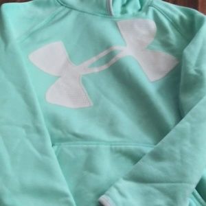 Girls under armour hoodie teal
